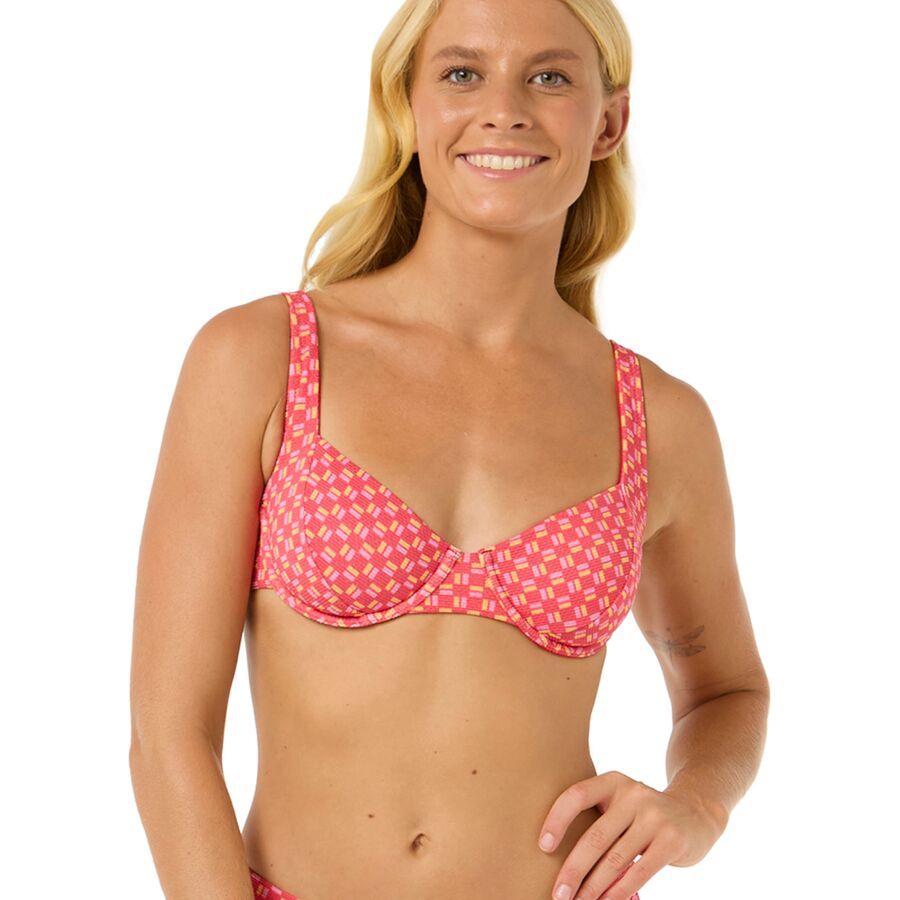 Rip Curl Shell Cove D-Cup Balconette Bikini Top - Women's Red