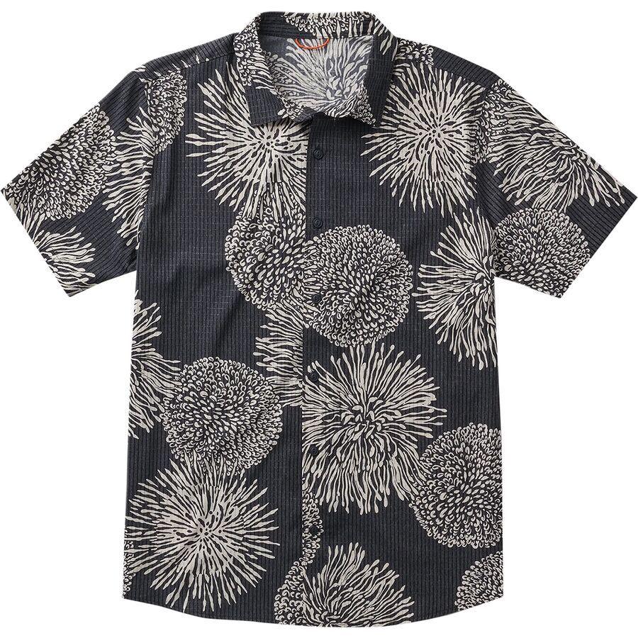 Roark Bless Up Short-Sleeve Shirt - Men's Black Floral