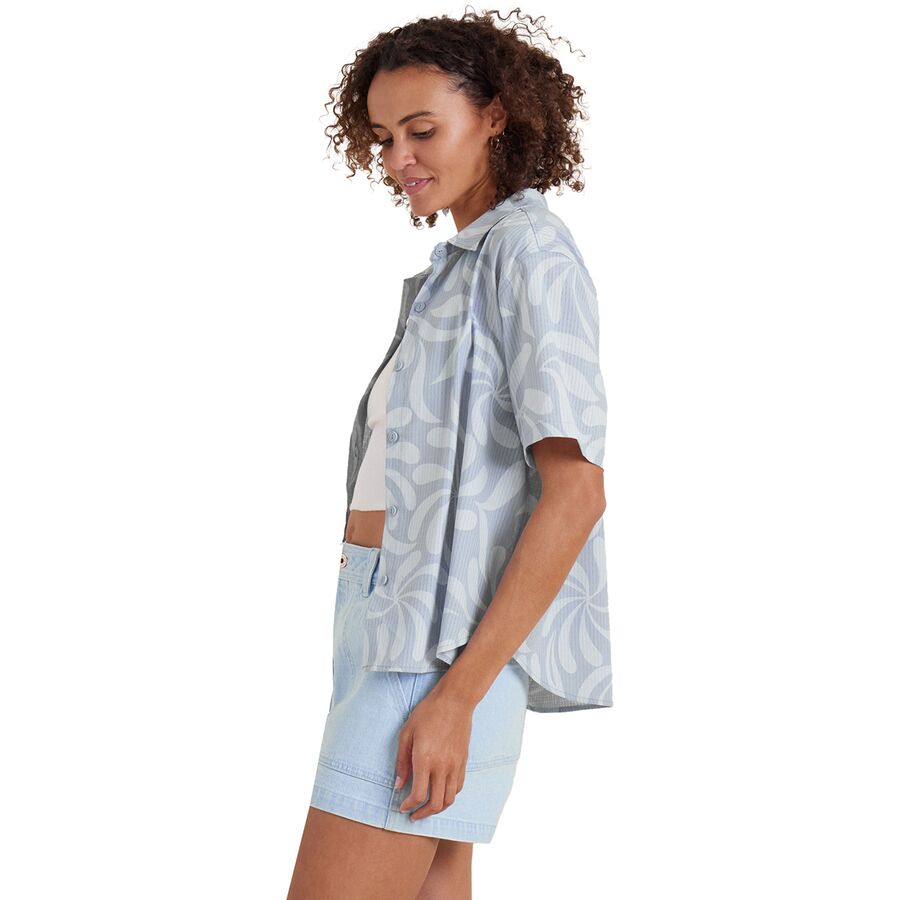 Roark Bless Up Short-Sleeve Top - Women's Dusty Sky