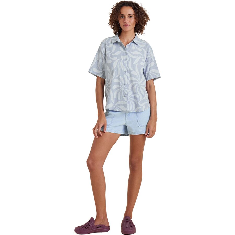 Roark Bless Up Short-Sleeve Top - Women's Dusty Sky