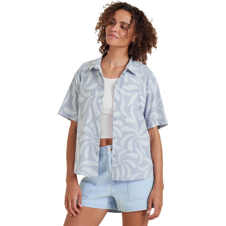 Roark Bless Up Short-Sleeve Top - Women's Dusty Sky