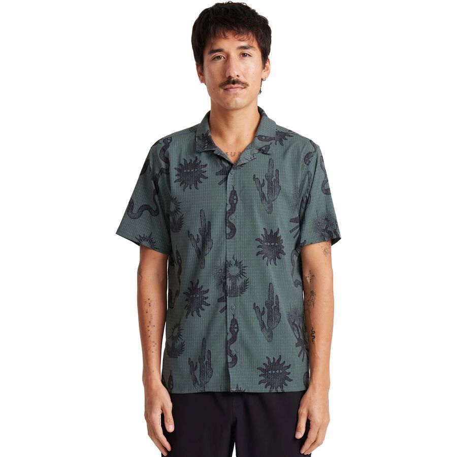 Roark Bless Up Trail Short-Sleeve Shirt - Men's Forest