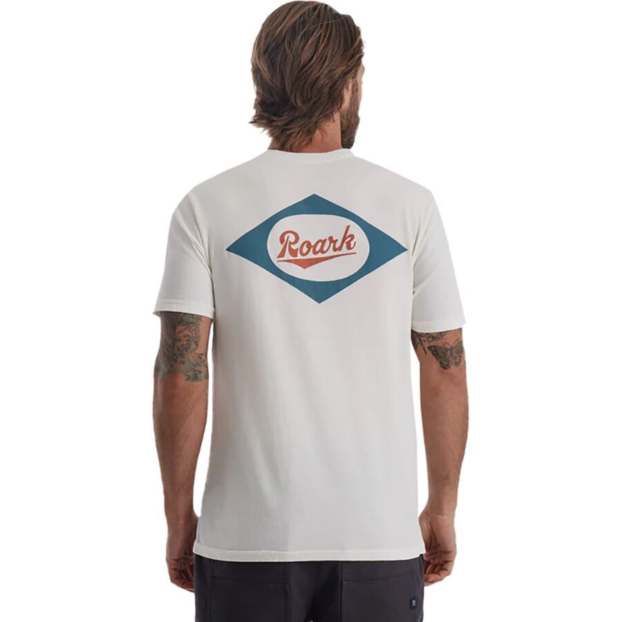 Roark Diamond Script T-Shirt - Men's Off White