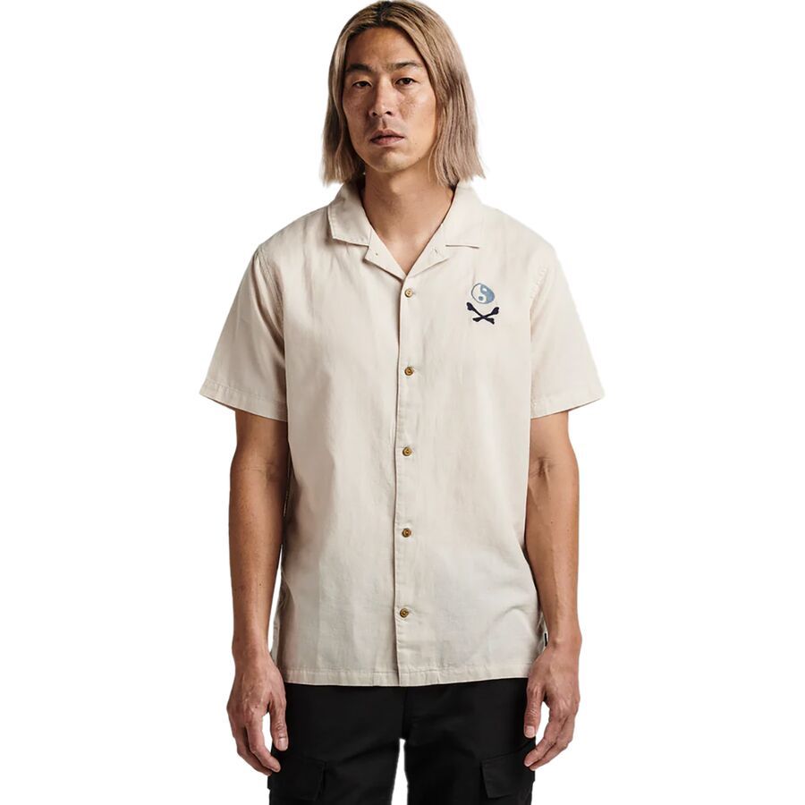 Roark Gonzo Camp Collar Shirt - Men's Bone Kampai