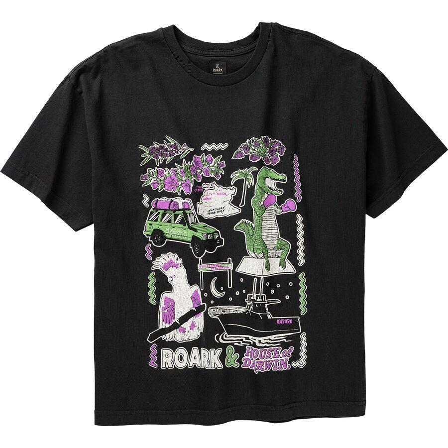 Roark X H.O.D. Oversized T-Shirt - Women's Faded Black