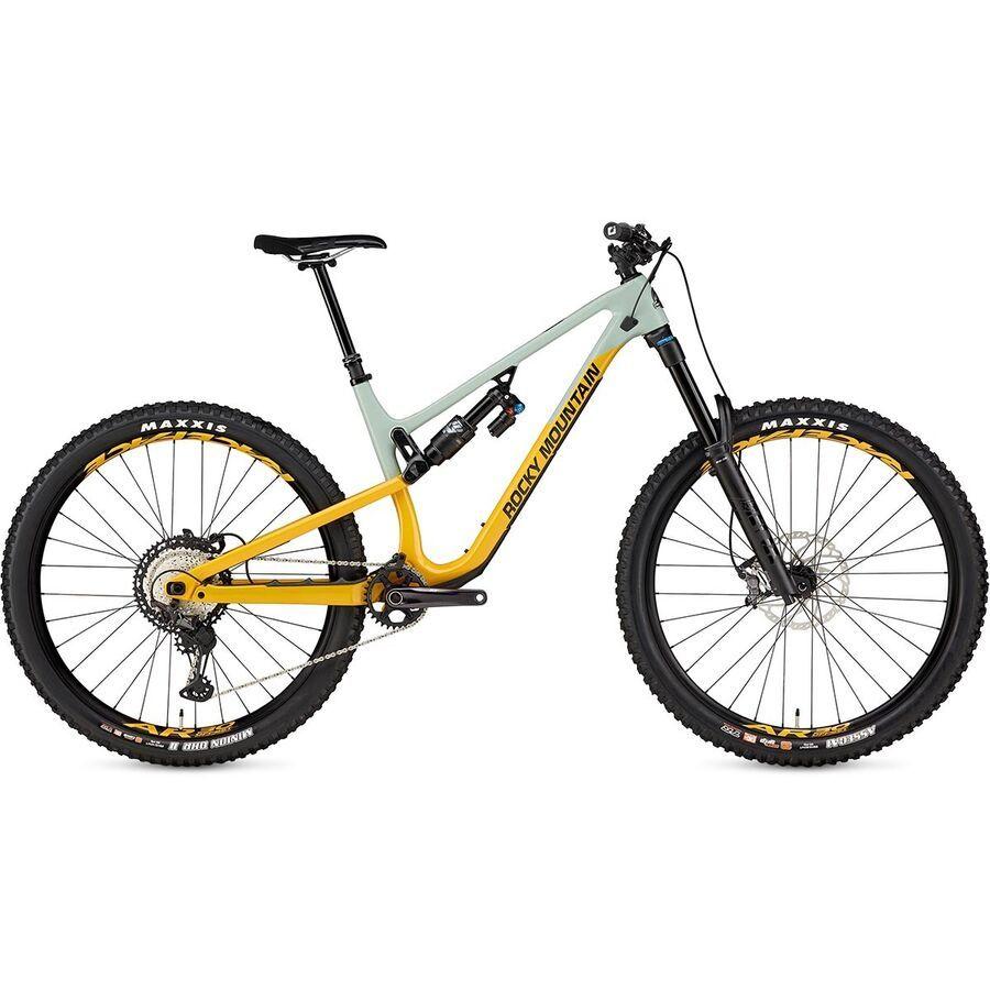 Rocky Mountain Altitude Carbon 70 Shimano Mountain Bike Yellow/Blue