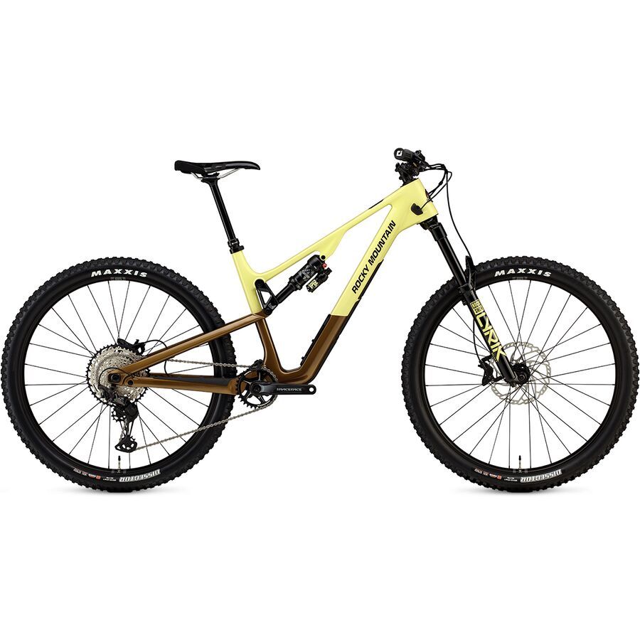 Rocky Mountain Instinct C50 XT Mountain Bike Brown/Yellow/Black