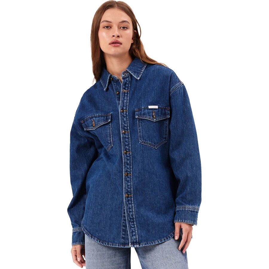 Rolla's Classic Shacket - Women's Ashley Blue