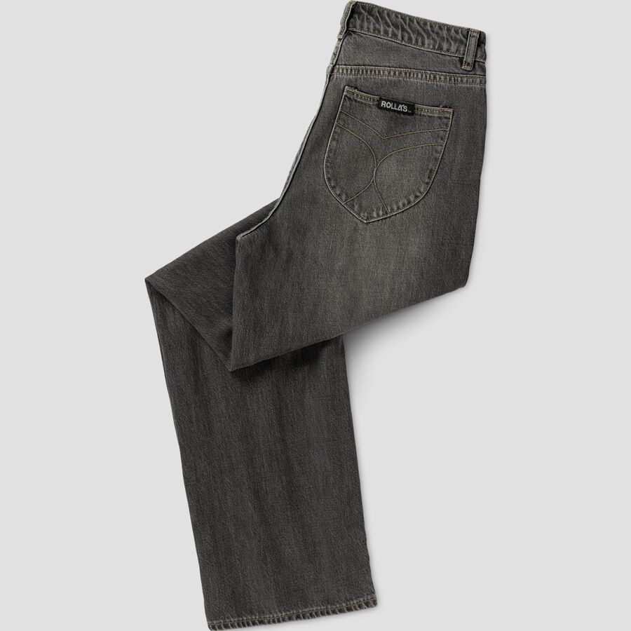 Rolla's Kate Baggy Pant - Women's Black Stone/Washed Black