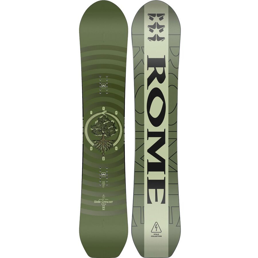 Rome Stale Crewzer Snowboard - 2024 Green