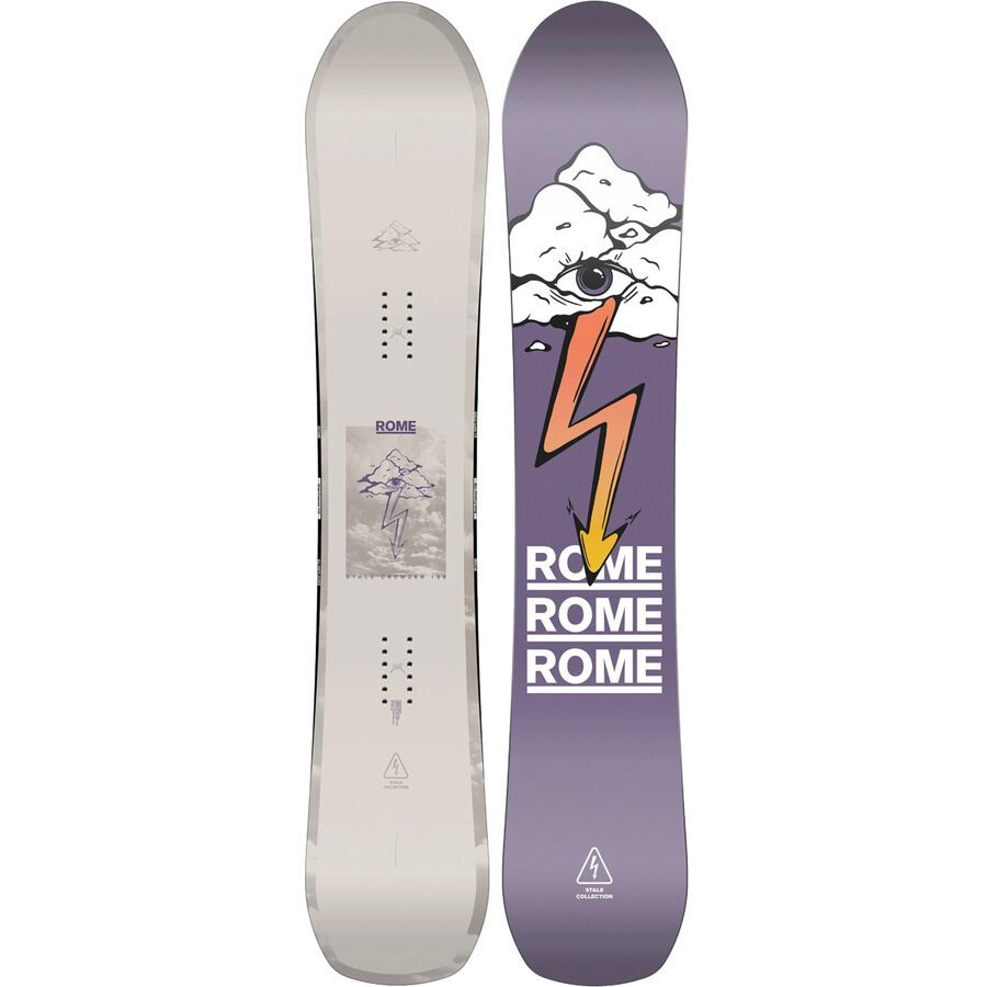 Rome Stale Crewzer Snowboard - 2025 White