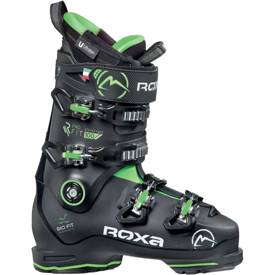 Roxa R/Fit Pro 100 Gw Ski Boots 2023 Black/Green