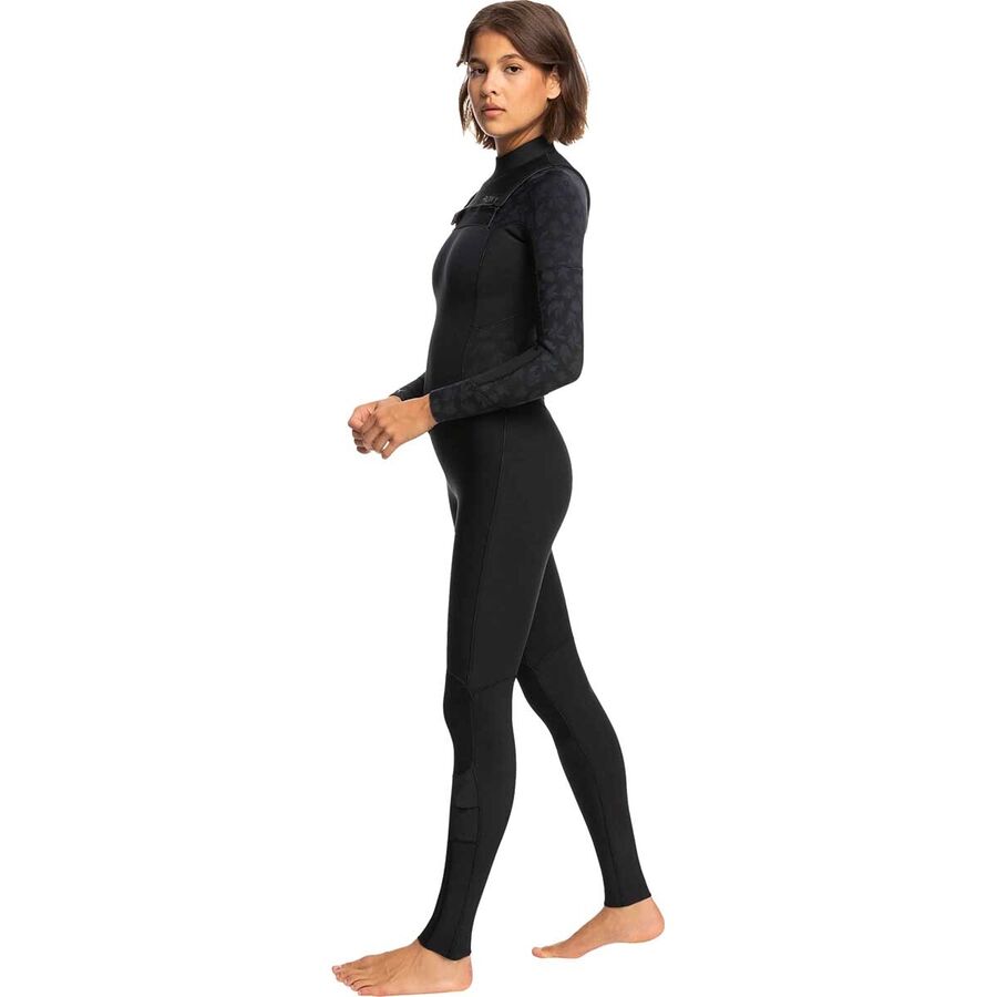 Roxy 3/2 Swell Series FZ GBS Wetsuit - Women's Black