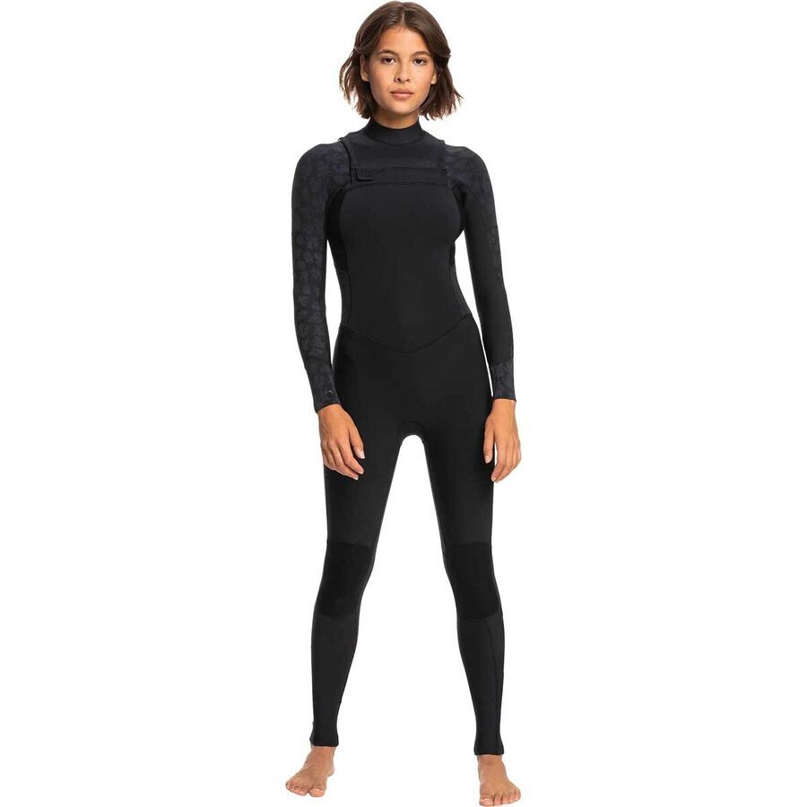 Roxy 3/2 Swell Series FZ GBS Wetsuit - Women's Black