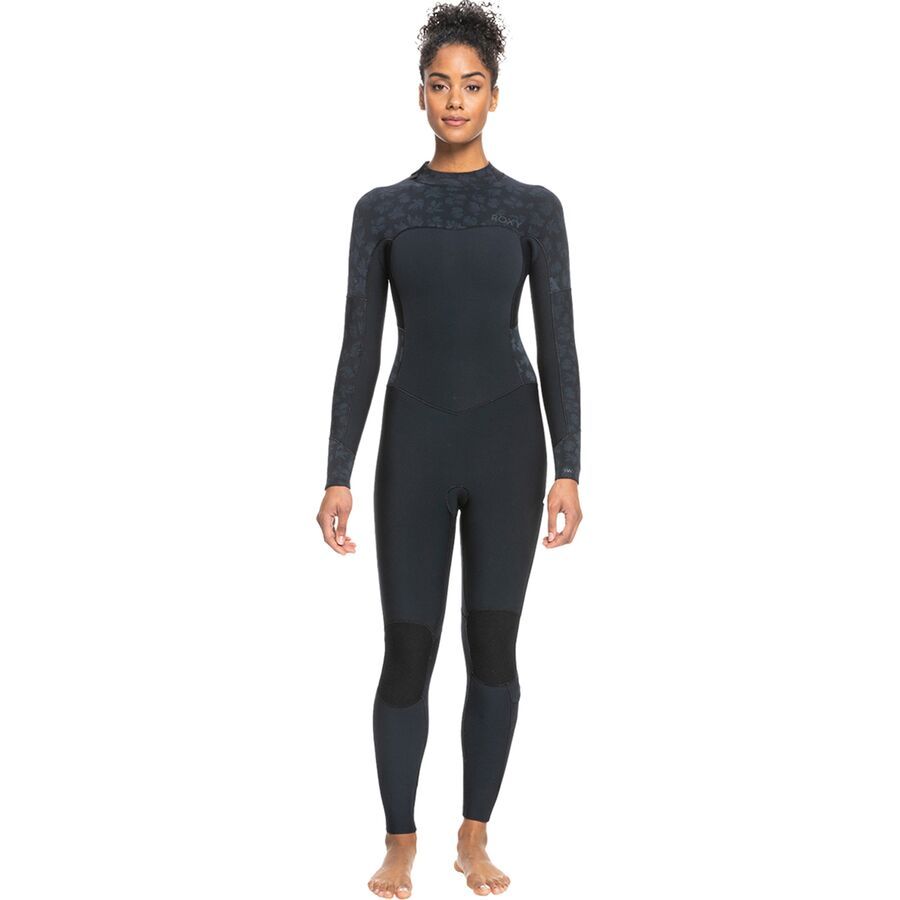 Roxy 3/2mm Swell Series Back-Zip GBS Wetsuit - Women's Black