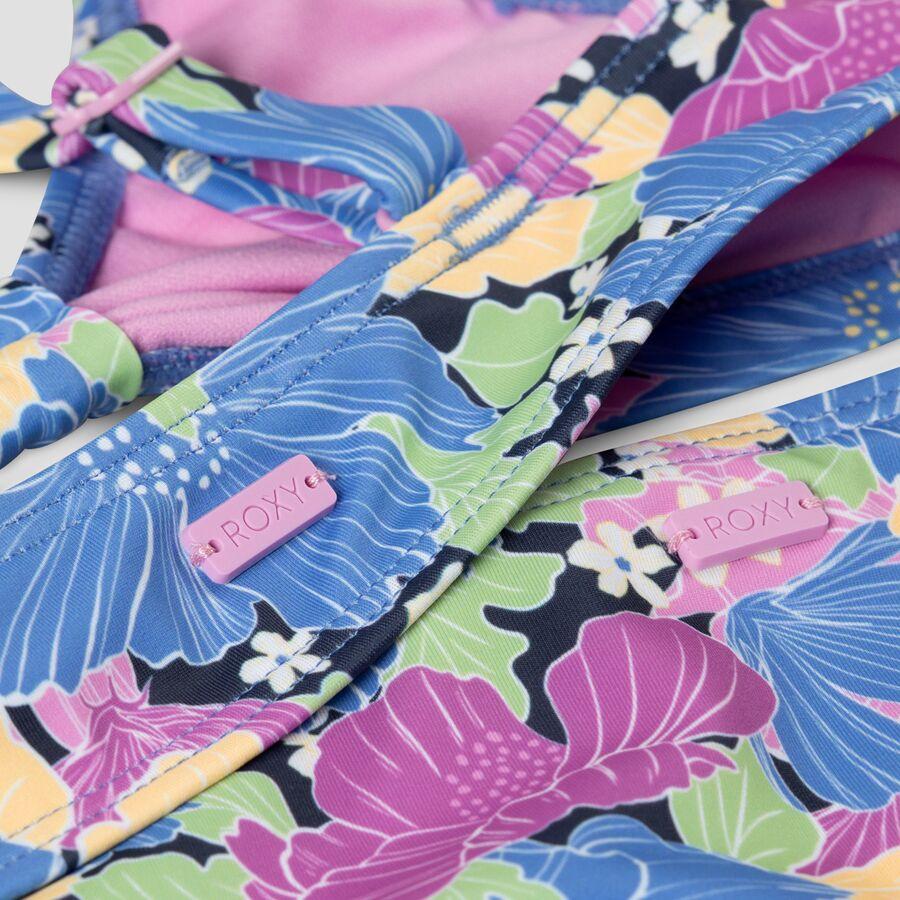 Roxy Outline Floral Bikini Set - Girls' Mood Indigo