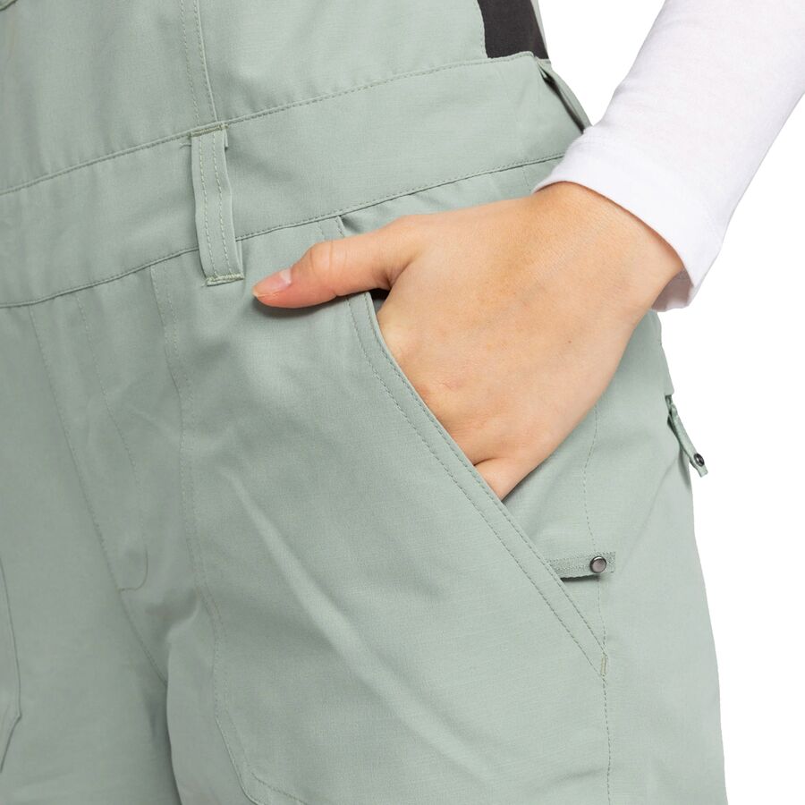 Roxy Rideout Technical Snow Bib Pants - Women's Lily Pad
