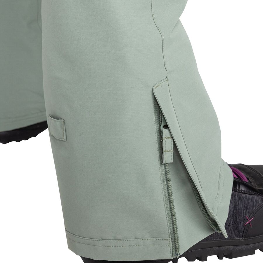 Roxy Rideout Technical Snow Bib Pants - Women's Lily Pad