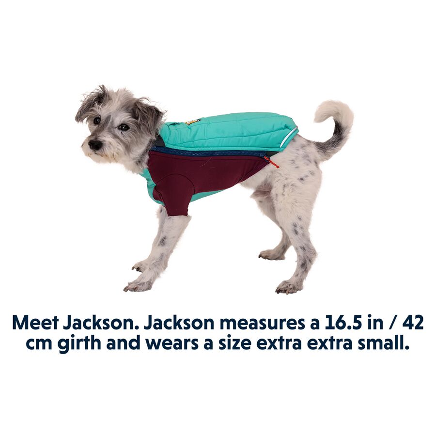 Ruffwear Powder Hound Hybrid Insulated Dog Jacket Aurora Teal