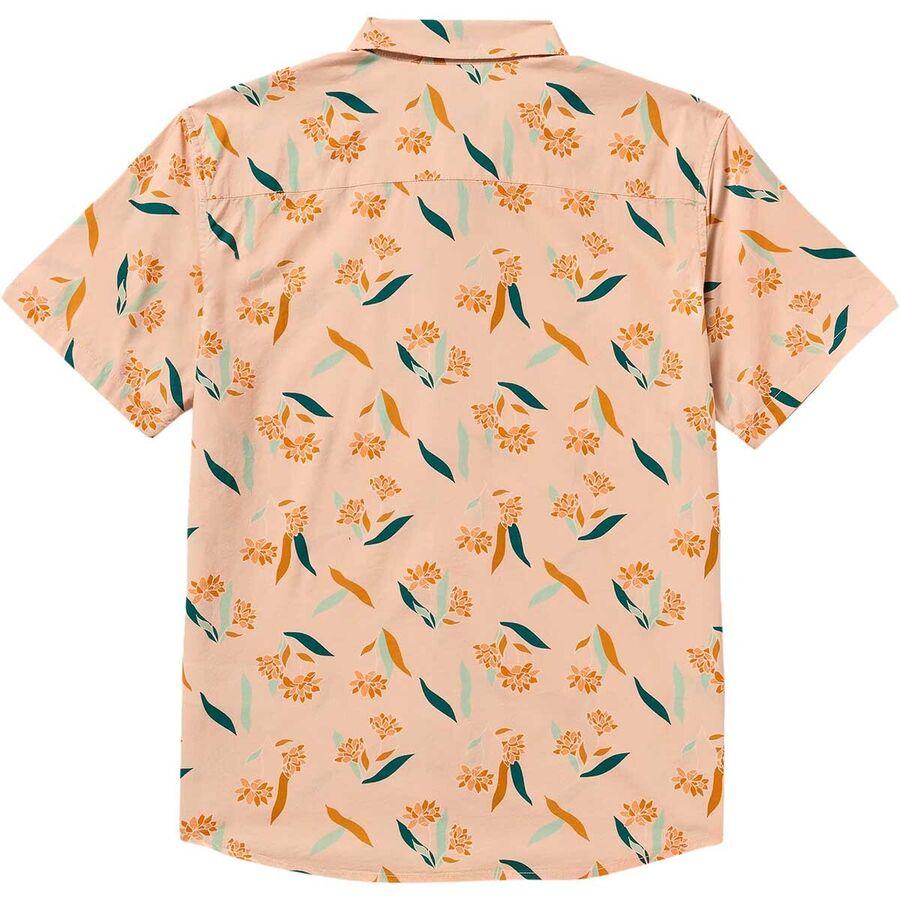 RVCA Botanical Short-Sleeve Shirt - Men's Dusty Pink