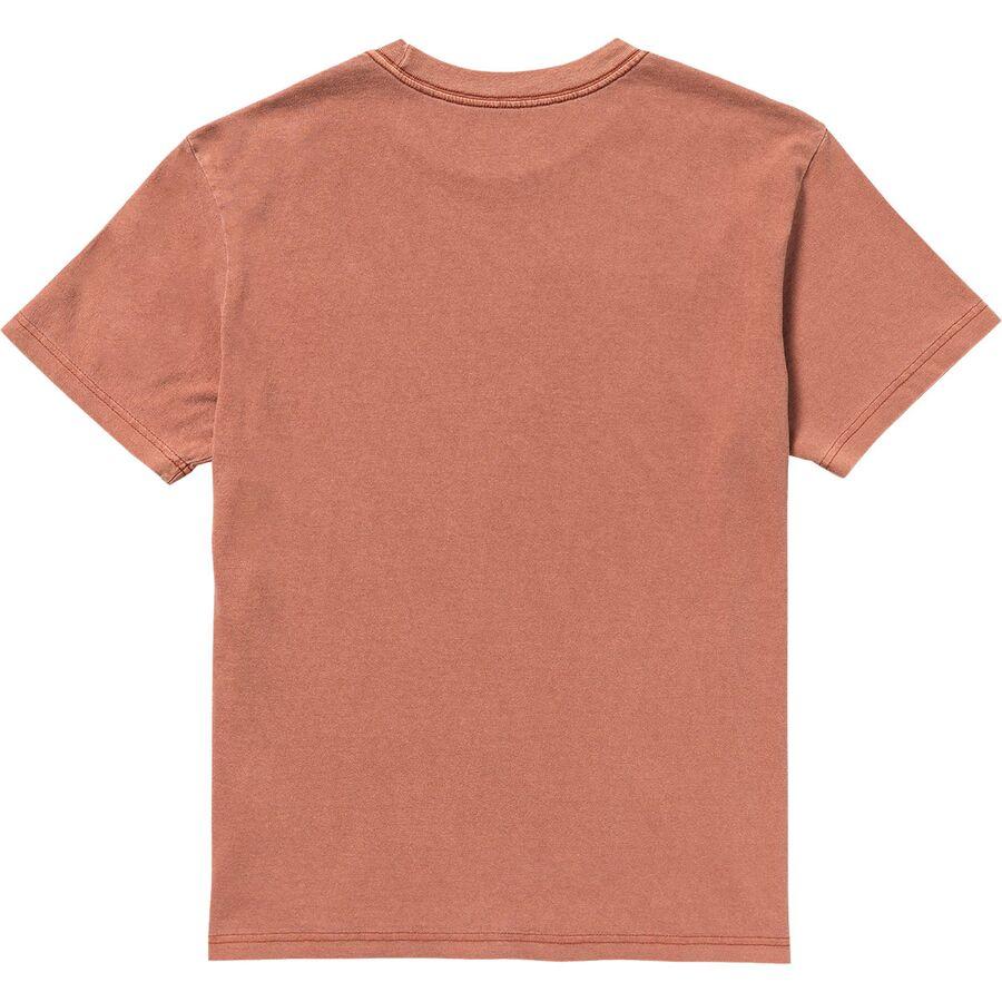 RVCA Burn Notice Short-Sleeve T-Shirt - Men's Dusty Red
