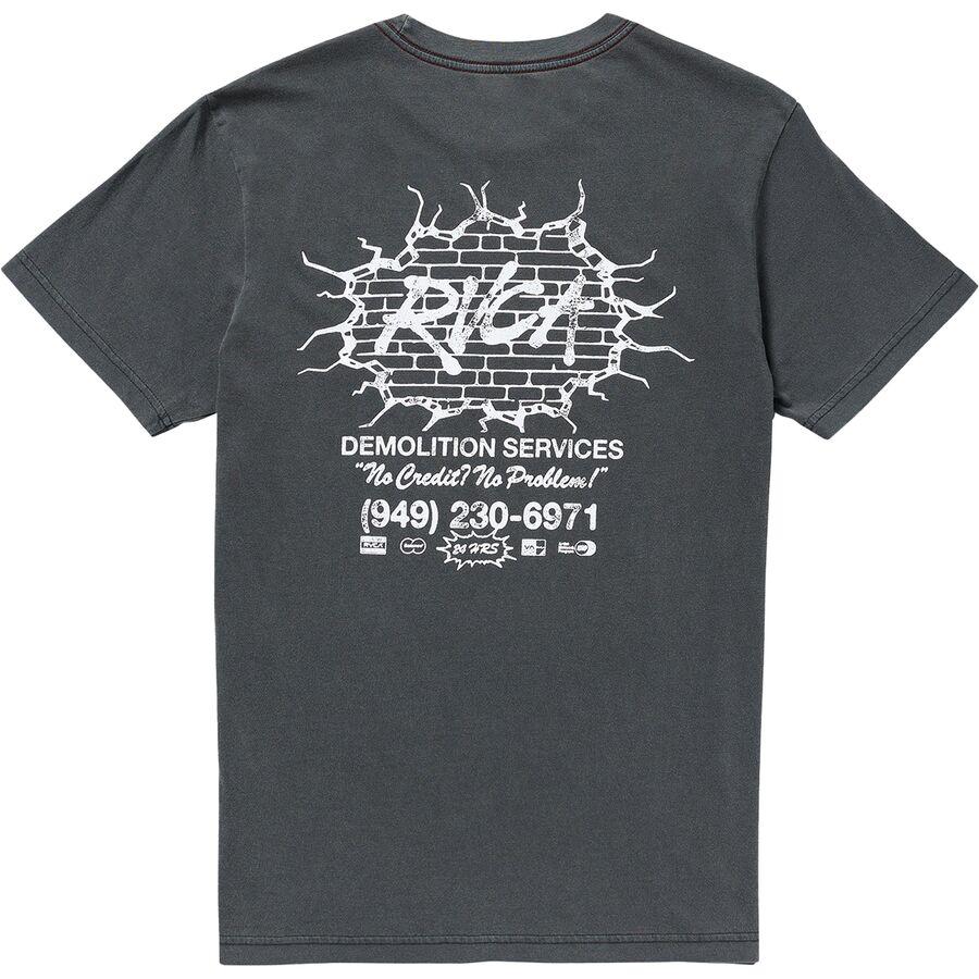 RVCA Demo Short-Sleeve T-Shirt - Men's Pirate Black