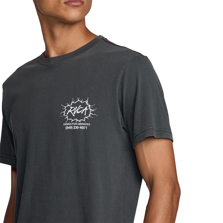RVCA Demo Short-Sleeve T-Shirt - Men's Pirate Black