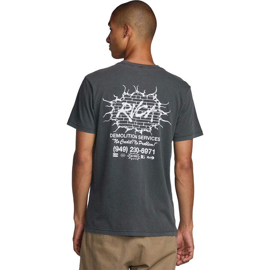 RVCA Demo Short-Sleeve T-Shirt - Men's Pirate Black