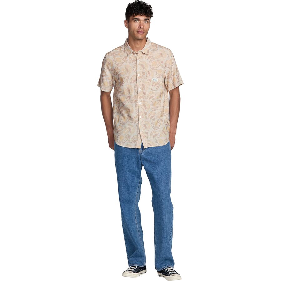 RVCA Exotica II Short-Sleeve Shirt - Men's Natural