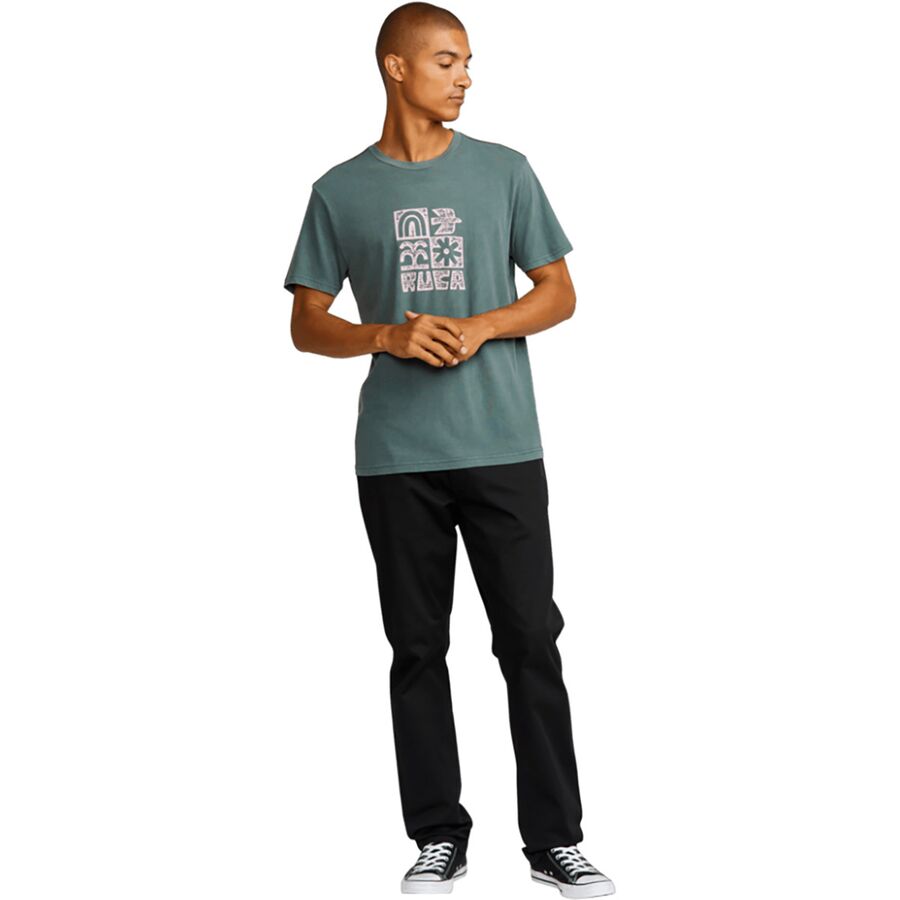RVCA Mosaic Short-Sleeve T-Shirt - Men's Balsam Green