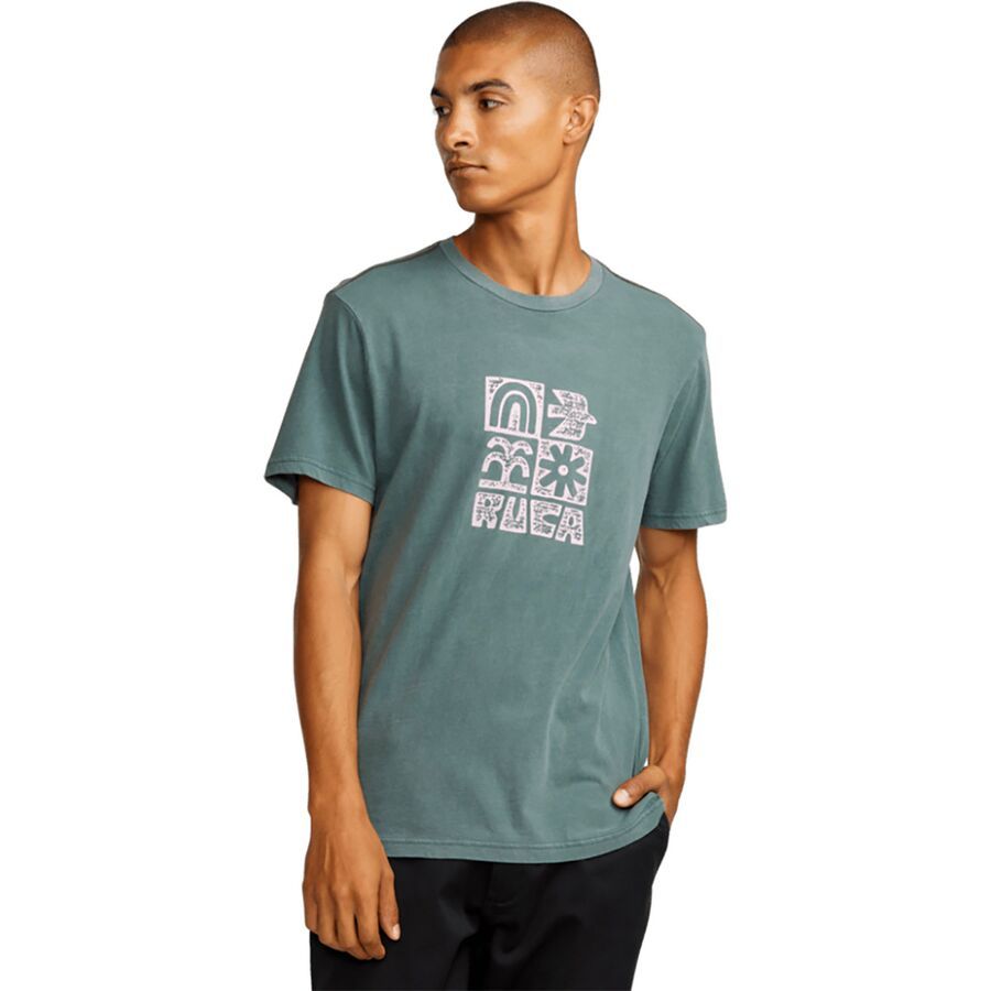 RVCA Mosaic Short-Sleeve T-Shirt - Men's Balsam Green