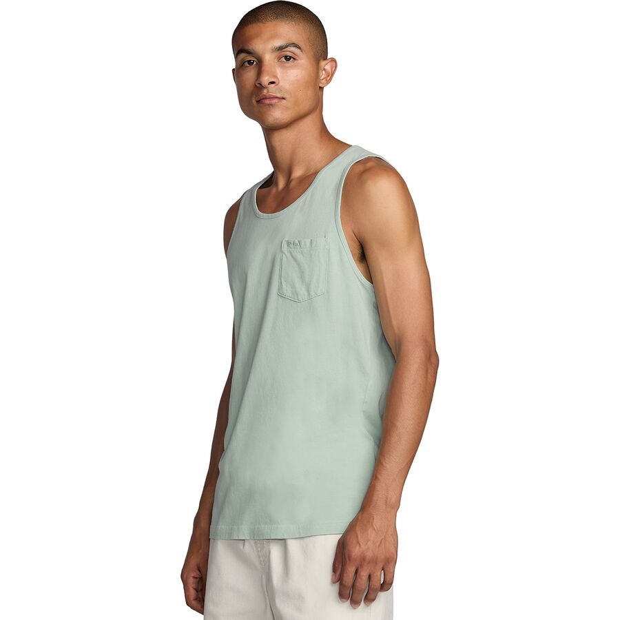 RVCA PTC Pigment Tank Top - Men's Blue Haze