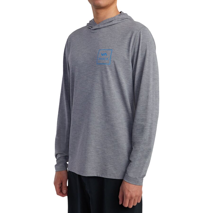 RVCA Surf Shirt Hoodie - Men's Heather Grey