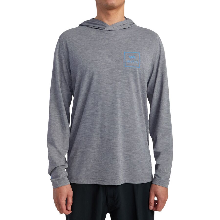 RVCA Surf Shirt Hoodie - Men's Heather Grey