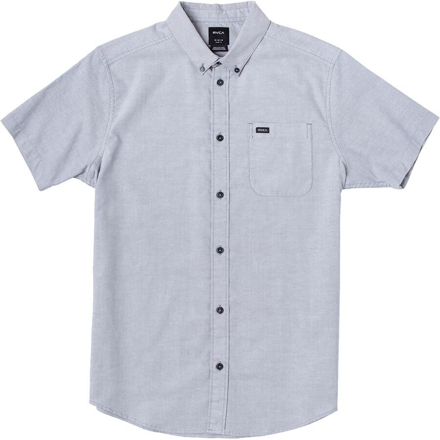 RVCA That'll Do Stretch Short-Sleeve Shirt - Men's Pavement