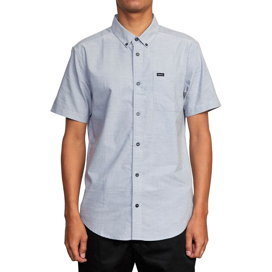 RVCA That'll Do Stretch Short-Sleeve Shirt - Men's Pavement