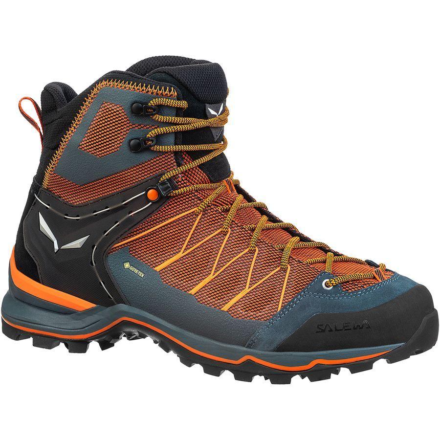 Salewa Mountain Trainer Lite Mid GTX Hiking Boot - Men's Black Out/Carrot