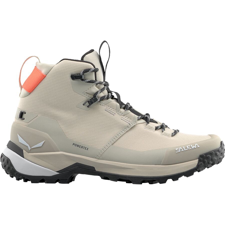 Salewa Puez 2 Mid PTX Boot - Women's Oatmeal/Oatmeal