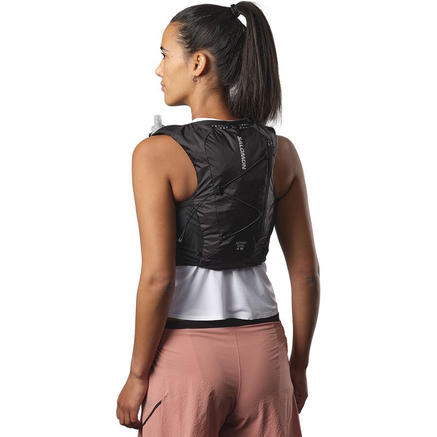 Salomon Active Skin 4L Hydration Pack Set - Women's Black/Metal