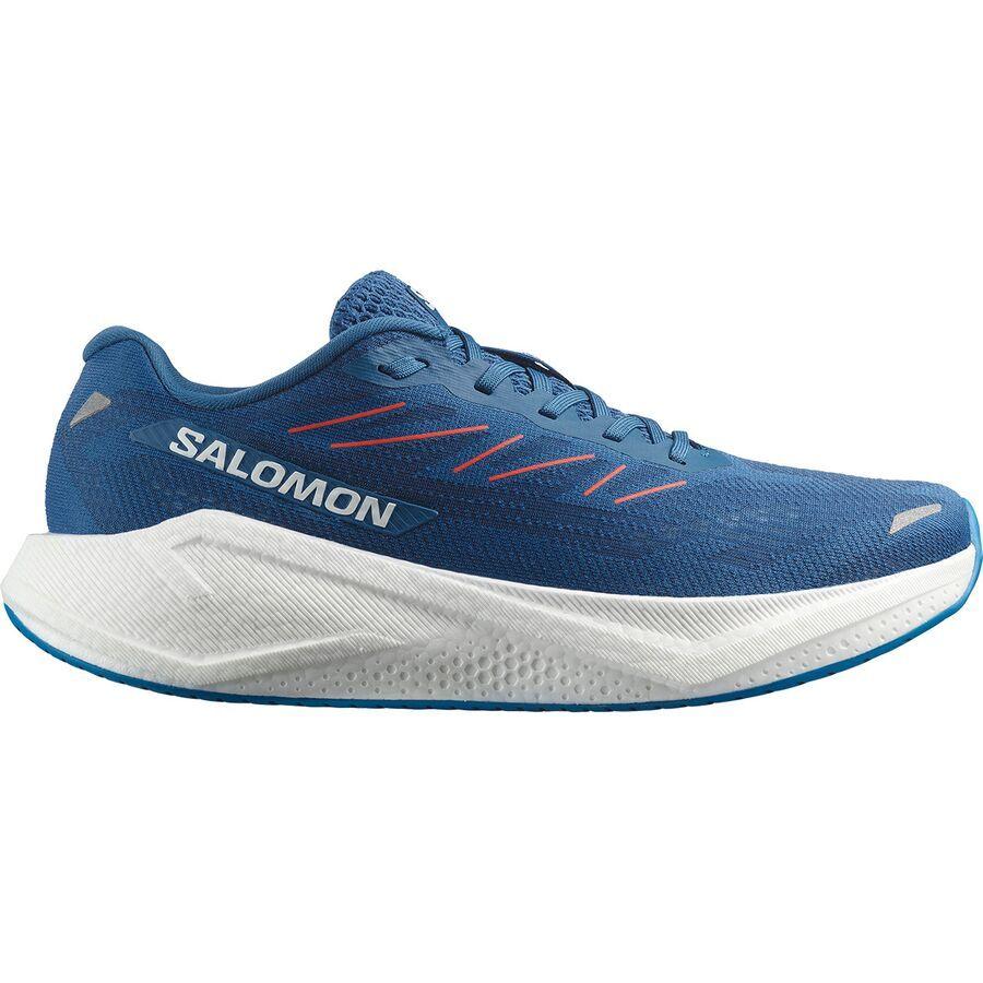Salomon Aero Blaze 3 Running Shoe - Men's Dark Blue/White/Cherry Tomato