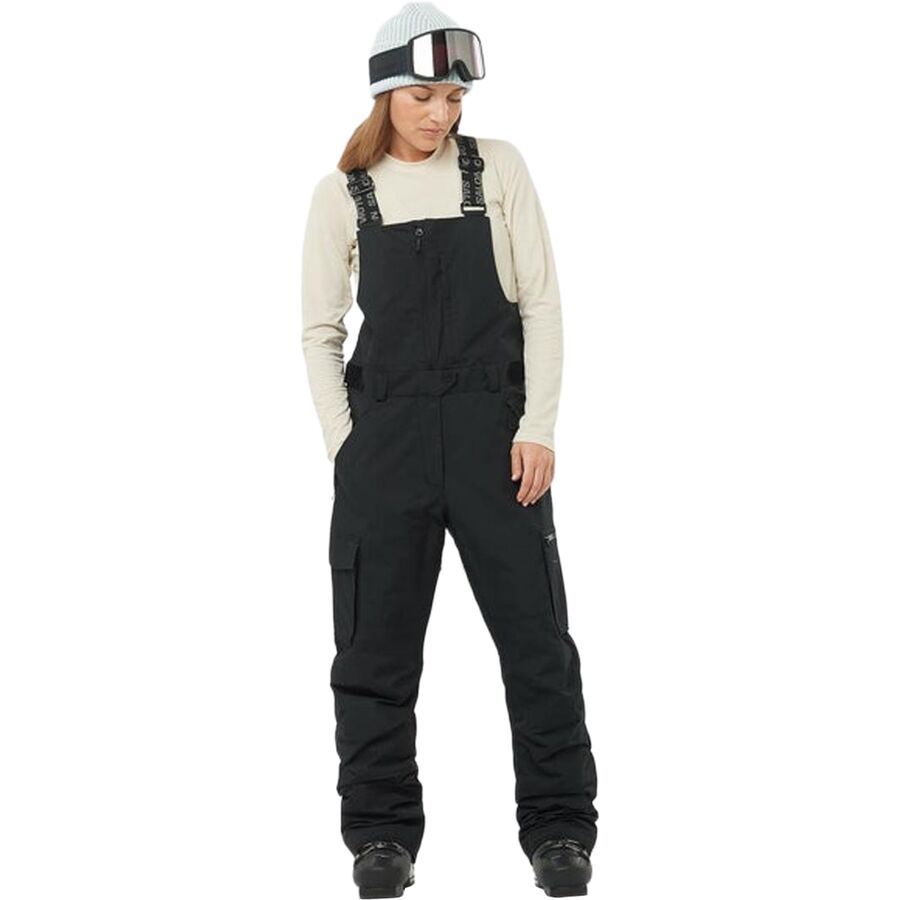 Salomon Bashley Bib Pant - Women's Deep Black