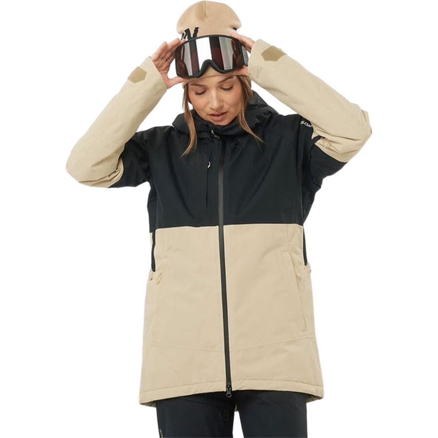 Salomon Bashley Puff Jacket Update - Women's Deep Black/White Pepper