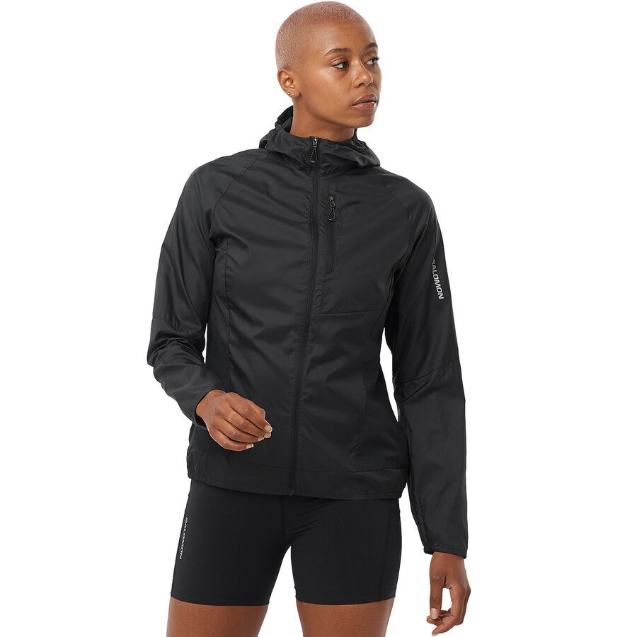 Salomon Bonatti Cross Full-Zip Hoodie - Women's Deep Black
