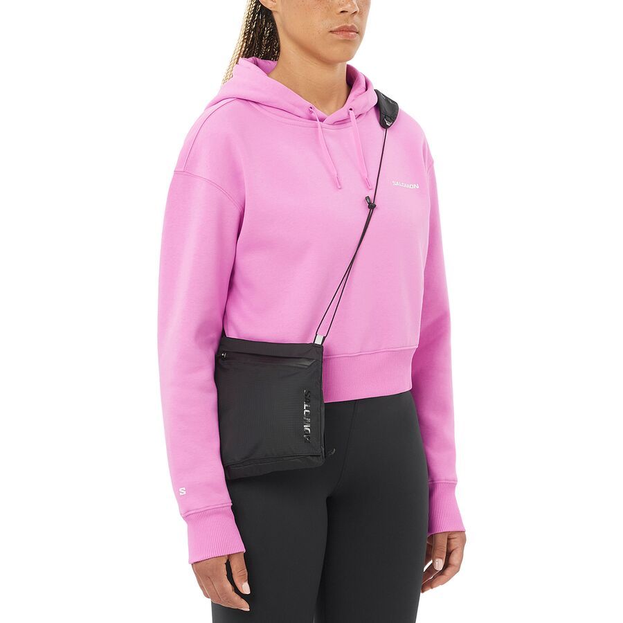 Salomon Cropped Hoodie - Women's Cyclamen