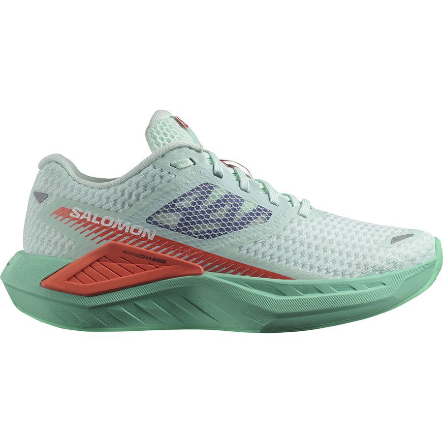 Salomon DRX Defy Running Shoe - Women's Bay/Cherry Tomato/Electric Green