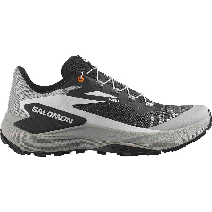 Salomon Genesis Trail Running Shoe - Men's Black/Alloy/Turmeric