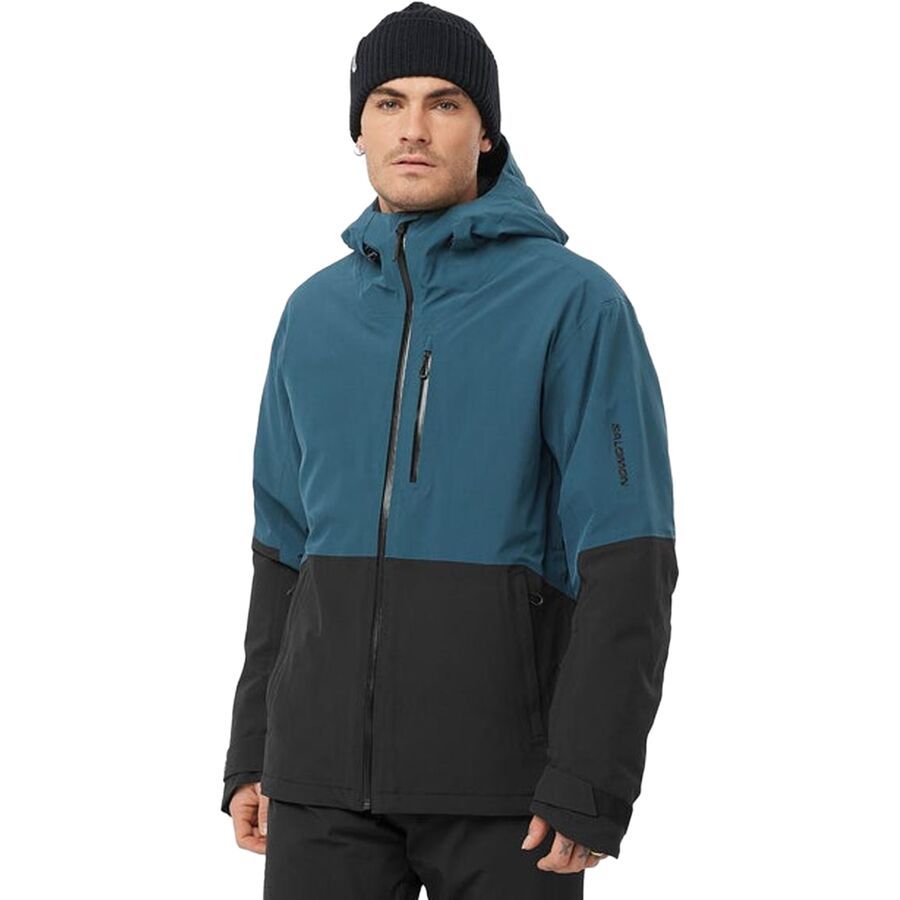 Salomon Highland Jacket - Men's 2025 Midnight Navy/Deep Black