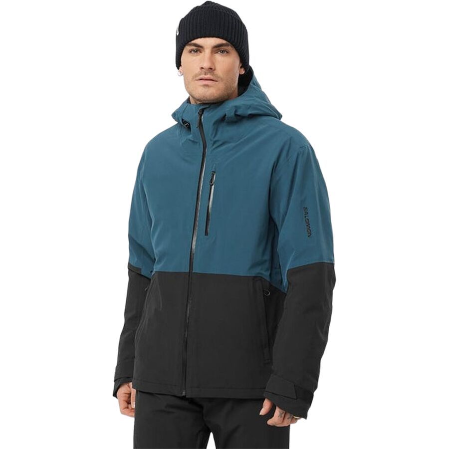 Salomon Highland Jacket - Men's Midnight Navy/Deep Black