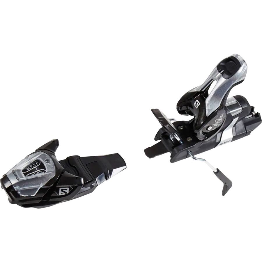 Salomon Lithium 10 Ski Bindings W/ Brake Black/Silver