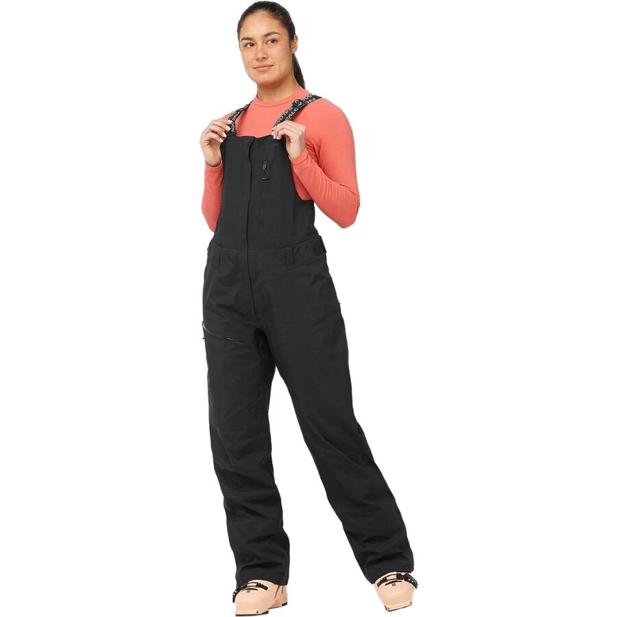Salomon Moon Patrol Goretex Bibs - Women's 2024 Deep Black